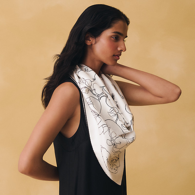 Le Pommier Sellier scarf 90 | Hermès USA
